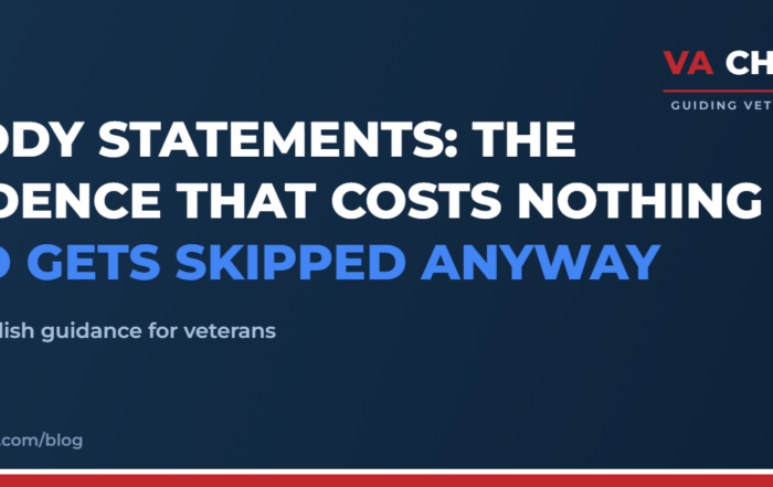Buddy Statements: The Evidence That Costs Nothing and Gets Skipped Anyway | VA Champion guide