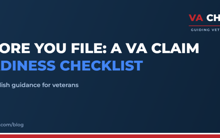 Before You File: A VA Claim Readiness Checklist | VA Champion guide