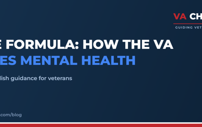 One Formula: How the VA Rates Mental Health | VA Champion guide