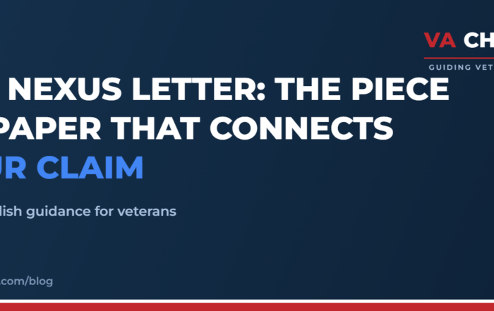 The Nexus Letter: The Piece of Paper That Connects Your Claim | VA Champion guide